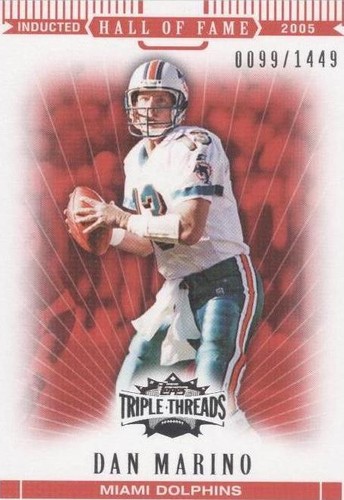 2007 Topps Triple Threads Dan Marino #91