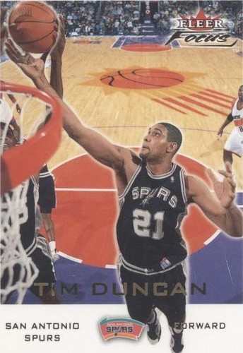 2000-01 Fleer Focus - Tim Duncan #113