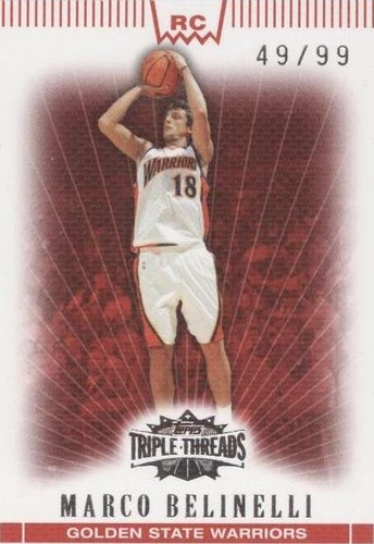 2007-08 Topps Triple Threads - Marco Belinelli #115
