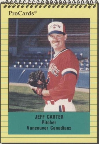 1991 ProCards Minor League - Jeff Carter #1587