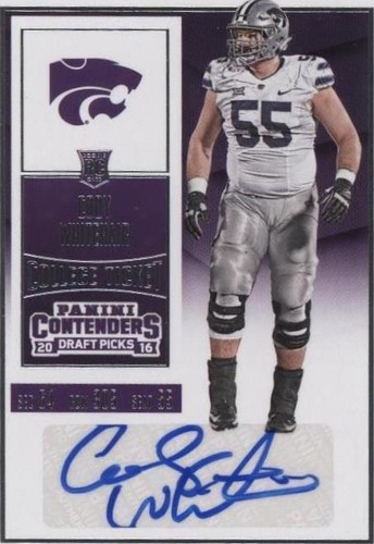 2016 Panini Contenders Draft Picks Cody Whitehair #252