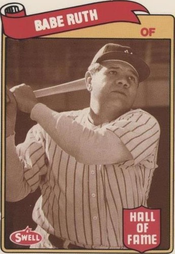 1989 Swell Baseball Greats - Babe Ruth #1