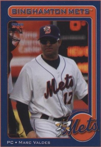 2011 Choice Binghamton Mets - Marc Valdes #29