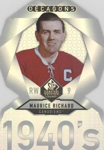 2020-21 Upper Deck SP Signature Edition Legends - Maurice Richard #DC-1