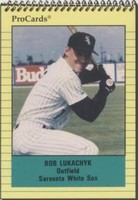 1991 ProCards Minor League - Rob Lukachyk #1124