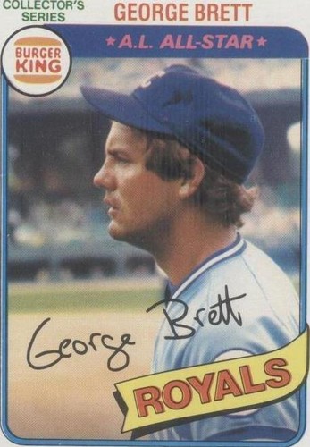 1980 Topps Burger King Pitch, Hit & Run - George Brett #13