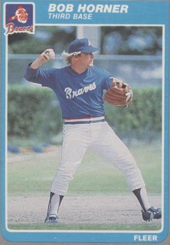 1985 Fleer - Bob Horner #328