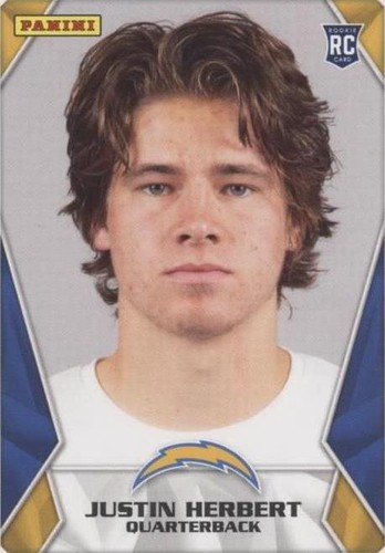 2020 Panini NFL Sticker & Card Collection Justin Herbert #84