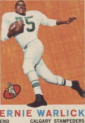 1959 Topps CFL Ernie Warlick #25