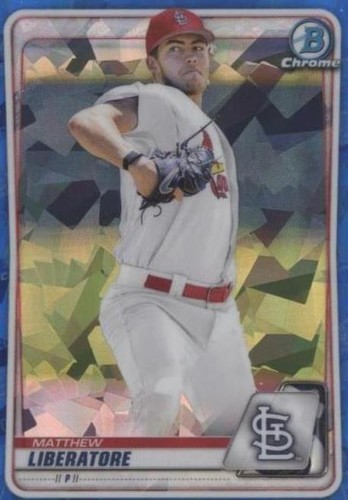 2020 Bowman Chrome Draft Sapphire Edition - Matthew Liberatore #BD-198