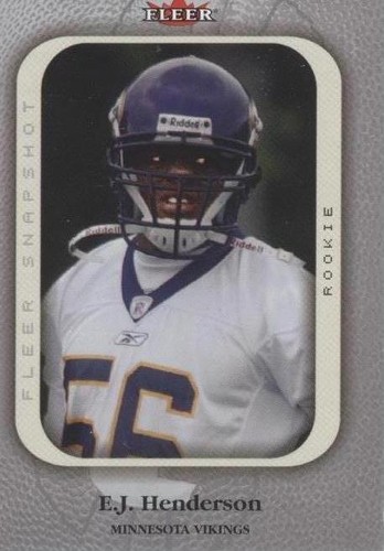 2003 Fleer Snapshot E.J. Henderson #111