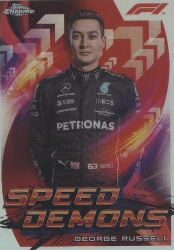 2022 Topps Chrome Formula 1 - George Russell #SD-GR