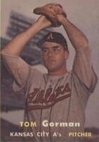 1957 Topps - Tom Gorman #87