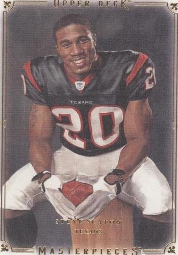 2008 Upper Deck Masterpieces Steve Slaton #76