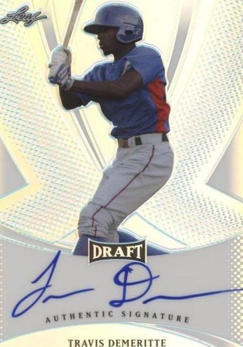 2013 Leaf Metal Draft - Travis Demeritte #BA-TD1
