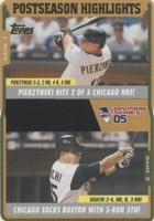 2005 Topps Updates & Highlights - A.J. Pierzynski Tadahito Iguchi #UH116