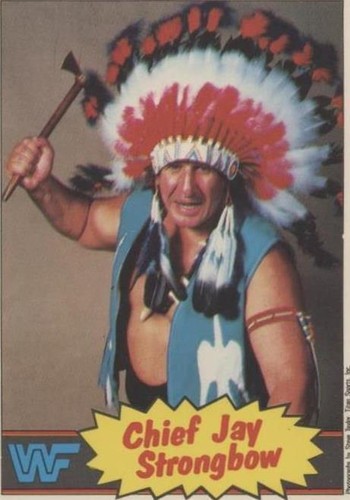 1985 O-Pee-Chee WWF - Chief Jay Strongbow #20