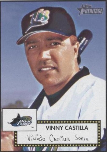 2001 Topps Heritage - Vinny Castilla #199