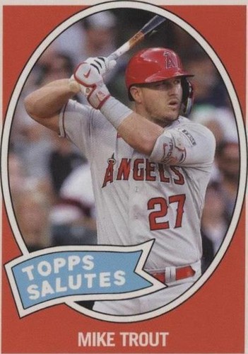 2024 Mike Trout Throwback Bobblehead Anaheim Angels 7/27/24
