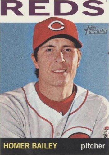 2013 Topps Heritage - Homer Bailey #342