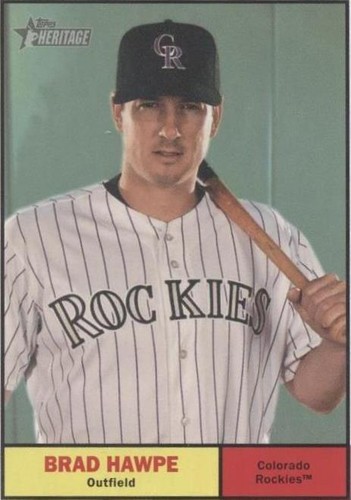 2010 Topps Heritage - Brad Hawpe #374