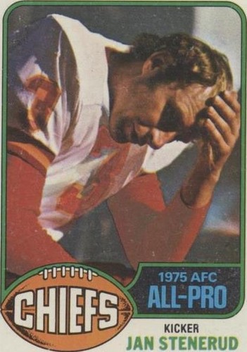 1976 Topps Jan Stenerud #160