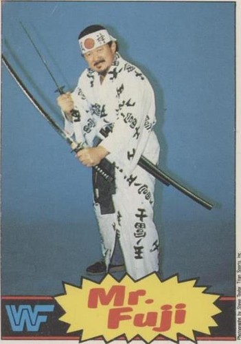 1986 Titan Sports WWF - Mr. Fuji #17
