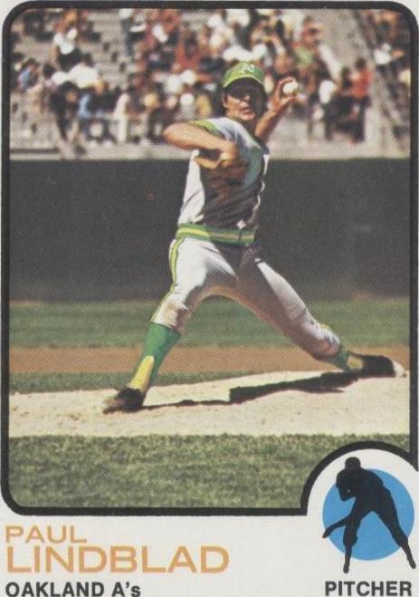 1973 Topps - Paul Lindblad #406