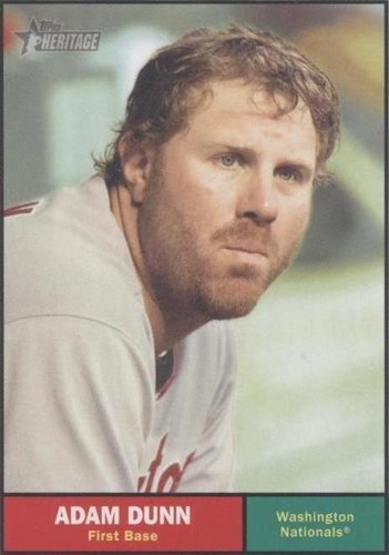 2010 Topps Heritage - Adam Dunn #117