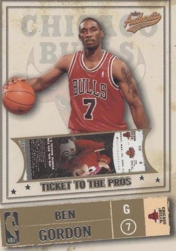 2004-05 Fleer Authentix - Ben Gordon #127