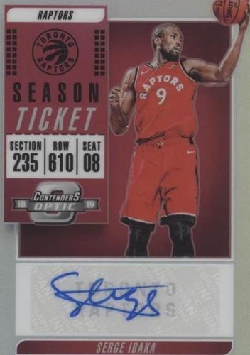 2018-19 Panini Contenders Optic - Serge Ibaka #VT-SIB