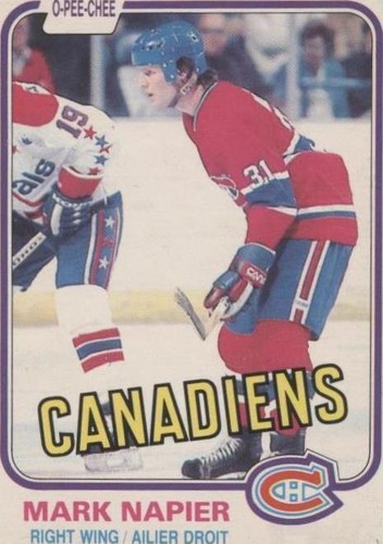 1981-82 O-Pee-Chee - Mark Napier #178