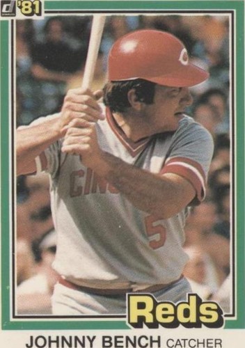 1981 Donruss - Johnny Bench #62