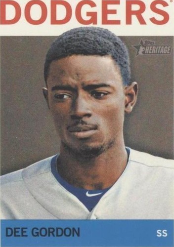 2013 Topps Heritage - Dee Gordon #154