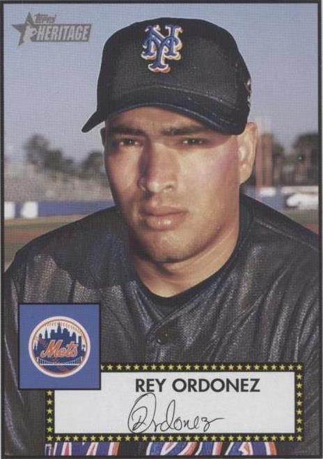 2001 Topps Heritage - Rey Ordonez #383