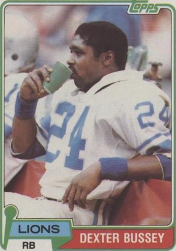 1981 TOPPS DEXTER BUSSEY #362 DETROIT LIONS | eBay