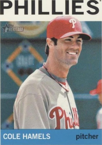 2013 Topps Heritage - Cole Hamels #448