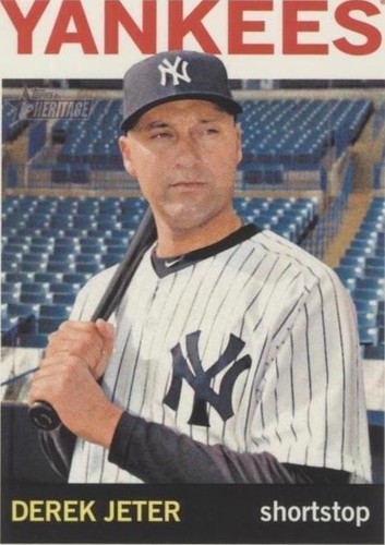 2013 Topps Heritage Chrome DEREK JETER #HC2 Refractor 40/564 PSA 7