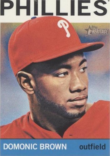 2013 Topps Heritage - Domonic Brown #135
