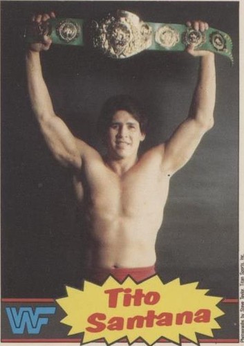 1985 O-Pee-Chee WWF - Tito Santana #14