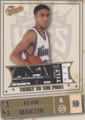 2004-05 Fleer Authentix - Kevin Martin #114