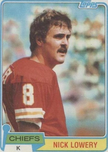 1981 Topps Nick Lowery #213