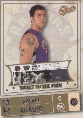 2004-05 Fleer Authentix - Rafael Araujo #124
