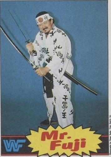 1985 Topps WWF - Mr. Fuji #17