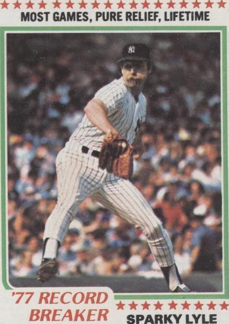 1978 年 Topps - Sparky Lyle #2