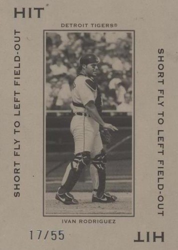 2005 Donruss Throwback Threads - Ivan Rodriguez #PG-55