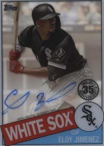 2020 Topps Clearly Authentic Autographs - Eloy Jimenez #TBA-EJ