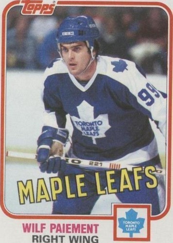 1981-82 Topps - Wilf Paiement #25