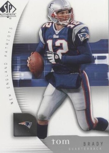 2005 SP Authentic Tom Brady #50