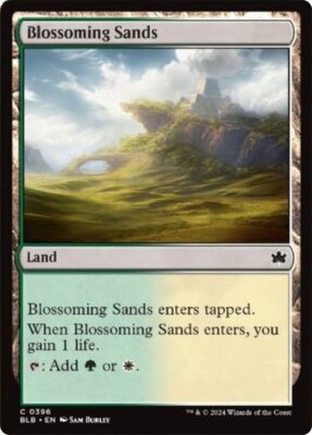 Blossoming Sands [Bloomburrow] MTG